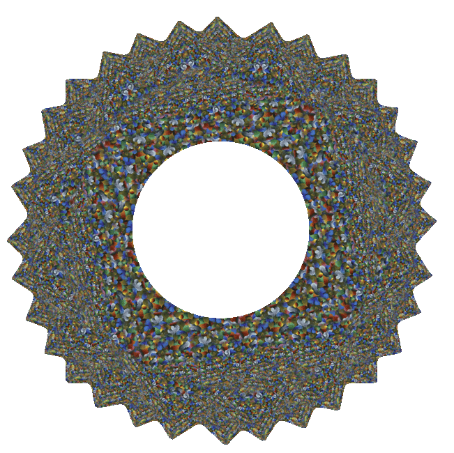 Clock Starred Circle